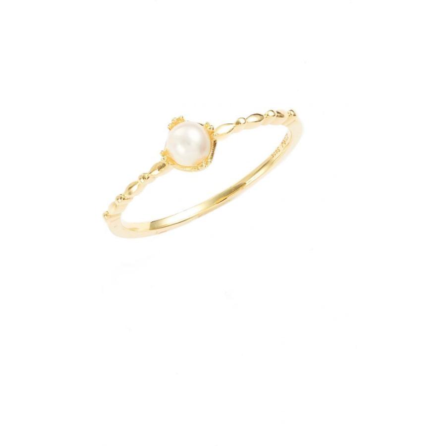 人気新品入荷 アズラ AZURA JEWELRY レディース 指輪・リング ジュエリー・アクセサリー Cultured Pearl Ring Yellow Gold 指輪