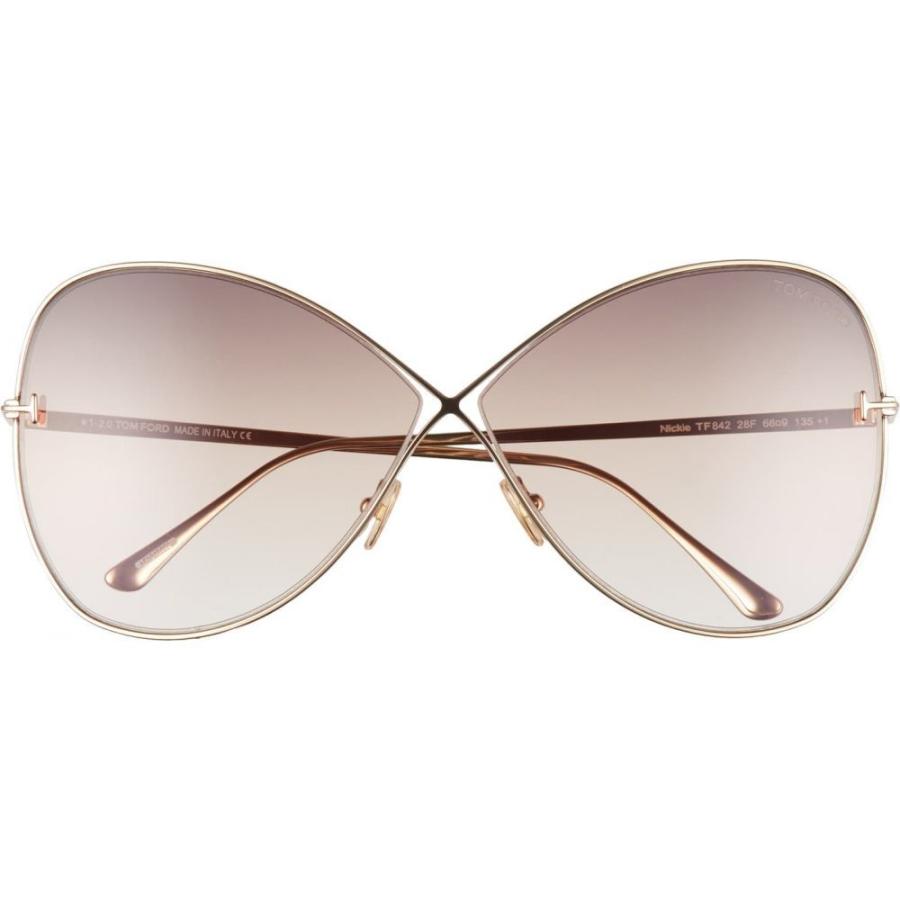 トム フォード Tom Ford レディース メガネ サングラス Nickie 66mm Gradient Oversize Butterfly Sunglasses Rose Gold Brown Gradient Dp3 Ffecca7b トム フォード Tom Ford レディース メガネ サングラス Nickie 66mm Gradient Oversize Butterfly