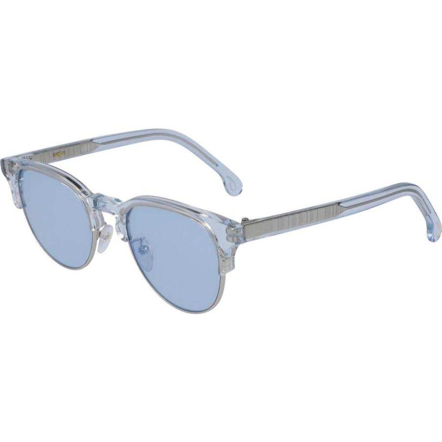 手数料安い ラウンド メガネ サングラス メンズ Smith Paul ポールスミス メンズ メガネ サングラス ポールスミス Smith Paul Birch Blue Ice Sunglasses Round 51mm 財布 帽子 ファッション小物