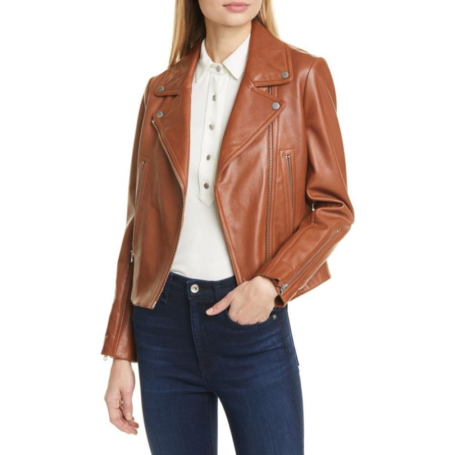 ラグ ボーン Rag Bone レディース レザージャケット ラム革 ファッション アウター ラム革 Mack Lambskin Leather Jacket Tanbeige Dp3 Fff6224b0c フェルマート エフ Fermart Ef