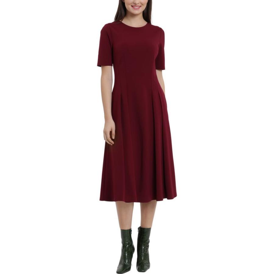 マギーロンドン Maggy London レディース ワンピース ミドル丈 ワンピース ドレス Double Pleat A Line Midi Dress Arresting Burgundy Dp3 Fffdc5492c フェルマート エフ Fermart Ef 通販 Yahoo ショッピング