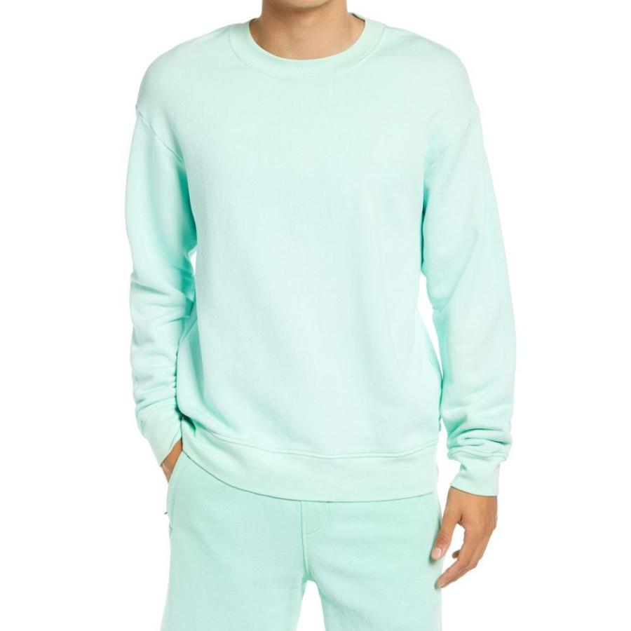 大人気 The トップス スウェット トレーナー メンズ Citizen Cotton コットンシチズン スウェット トレーナー コットンシチズン Citizen Cotton Bronx Mix Mint Sweatshirt トップス