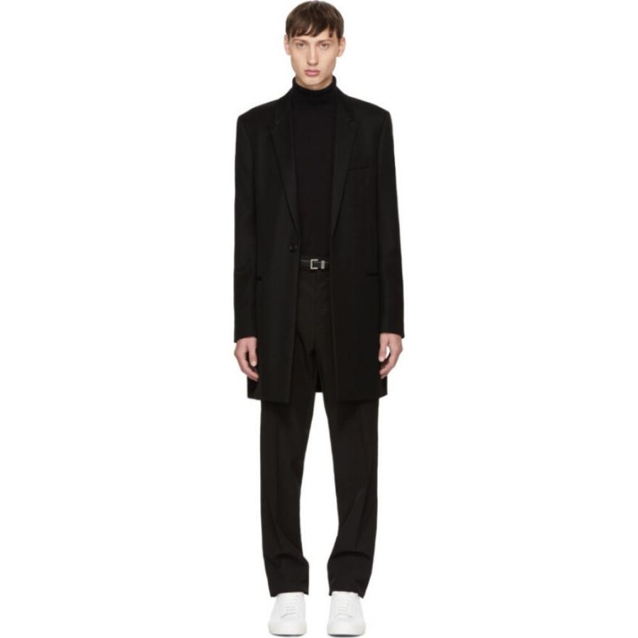イヴ サンローラン Saint 定番 Laurent メンズ コート チェスターフィールドコート Chesterfield Coat アウター Black Peak Lapel