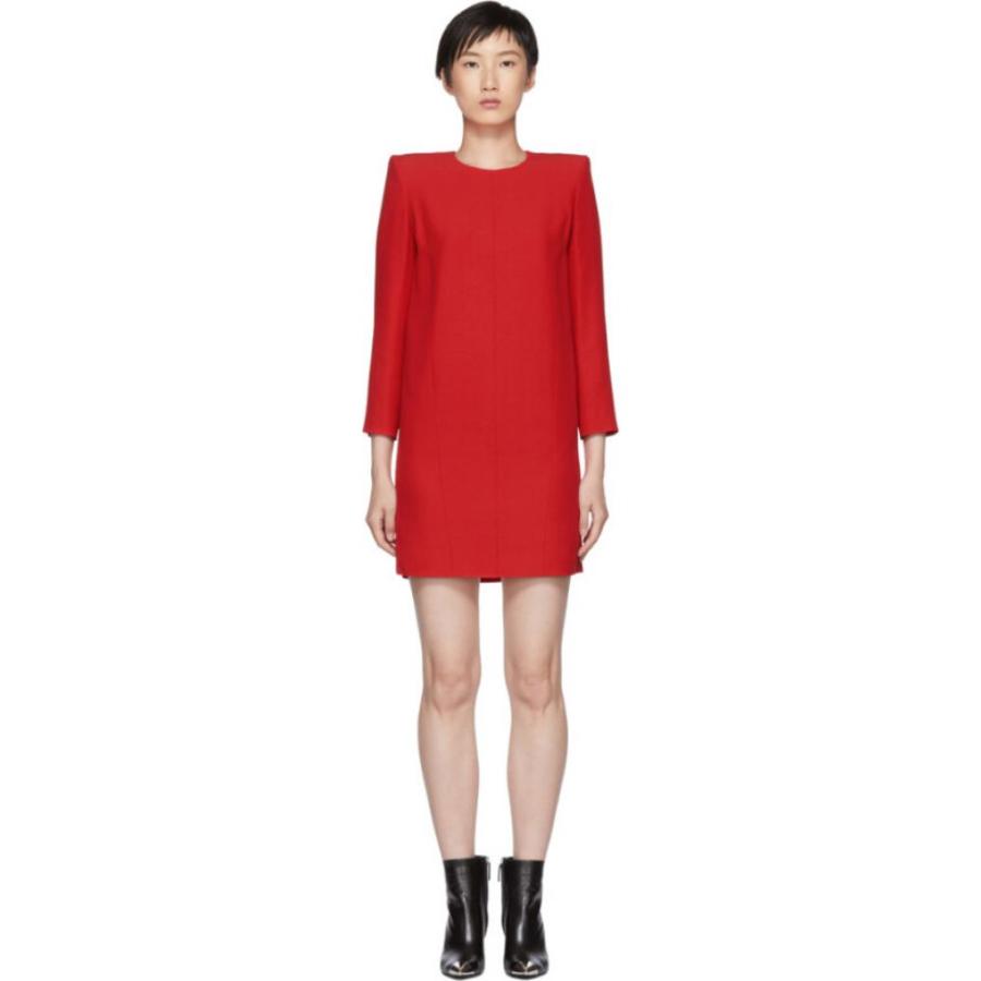 ジバンシー Givenchy レディース ワンピース ミニ丈 ワンピース ドレス Red Mini Shoulder Pads Dress Blueproperty Es