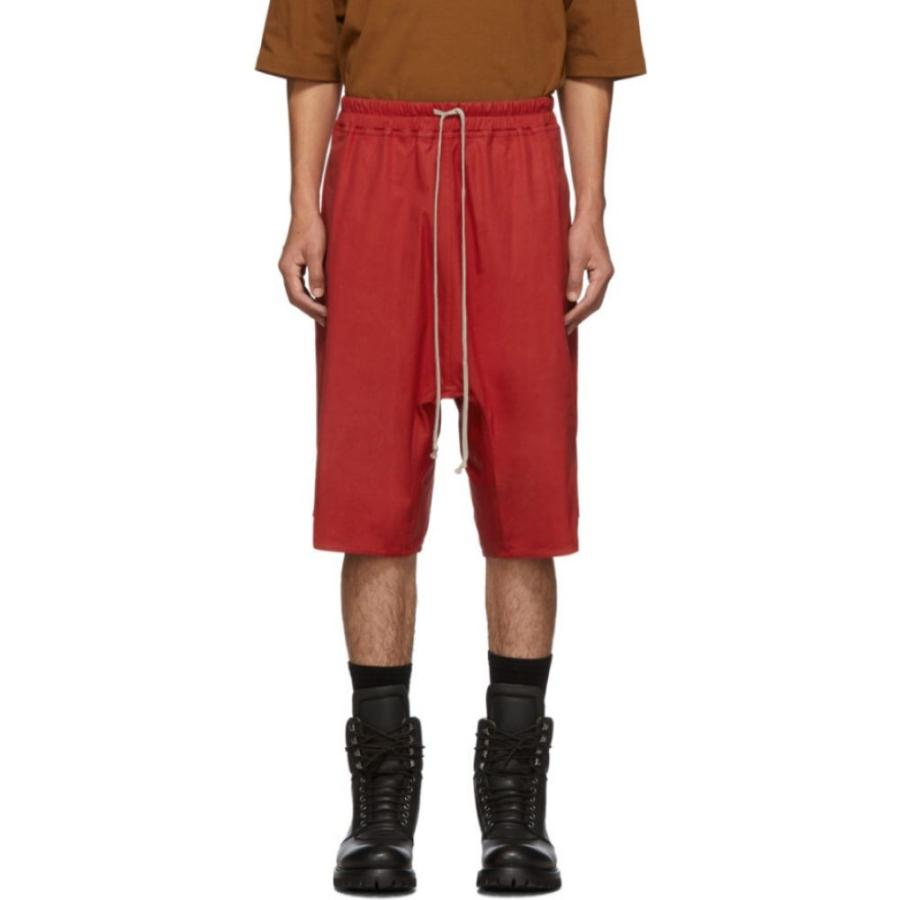 リック オウエンス Rick Owens メンズ ショートパンツ ボトムス パンツ Red Basket Swinger Shorts Cardinal Red Www Wqfna Com