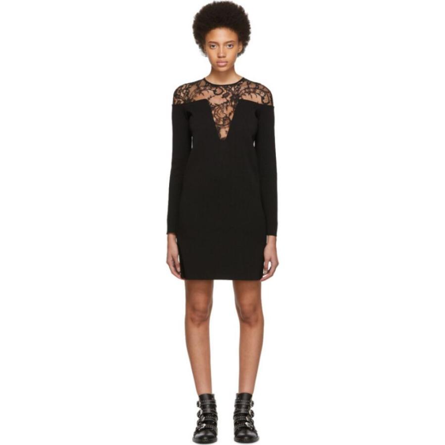 ジバンシー Givenchy レディース ワンピース ワンピース ドレス Black Lace Trimmed Dress Black Www Aboregela Com