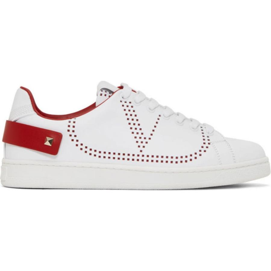 ヴァレンティノ Valentino メンズ スニーカー シューズ 靴 Backnet Red Sneakers Vlogo White Garavani モデル