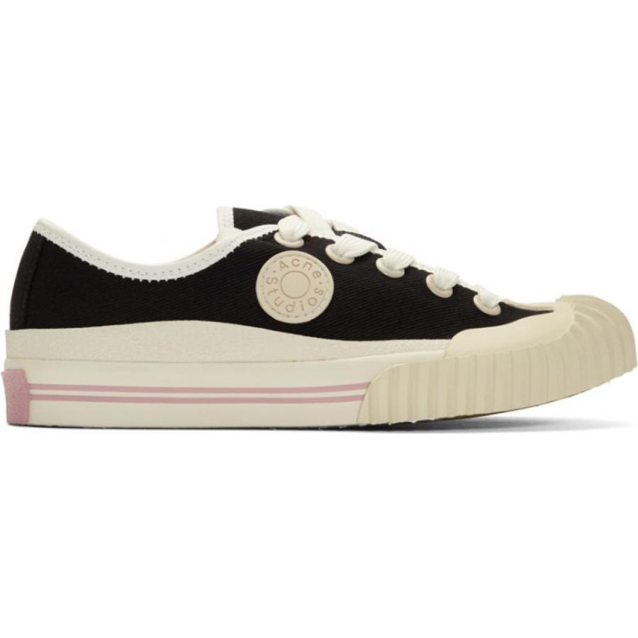 アクネ ストゥディオズ Acne Studios レディース スニーカー シューズ 靴 Black Bla Konst Canvas Logo Patch Sneakers Black Jsonic Ca