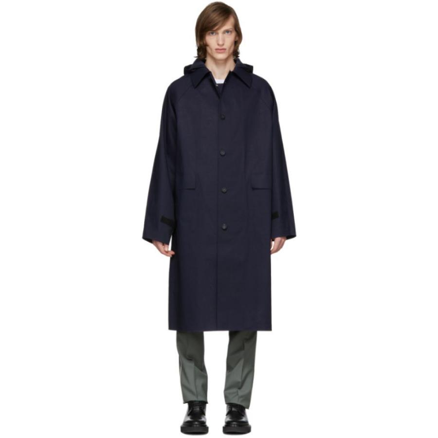 小物 安い メンズ トレンチコート カッスル エディションズ アウター Trench The Navy Navy Knee Kassl Editions Coat Below 買い人気 Coraf Cg