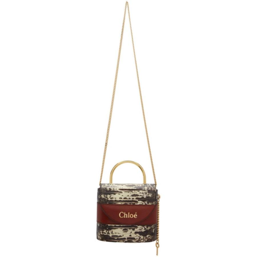 クロエ Chloe レディース ショルダーバッグ バッグ Brown Small Aby Lock Chain Bag Sepia Brown Sagaretxe Net