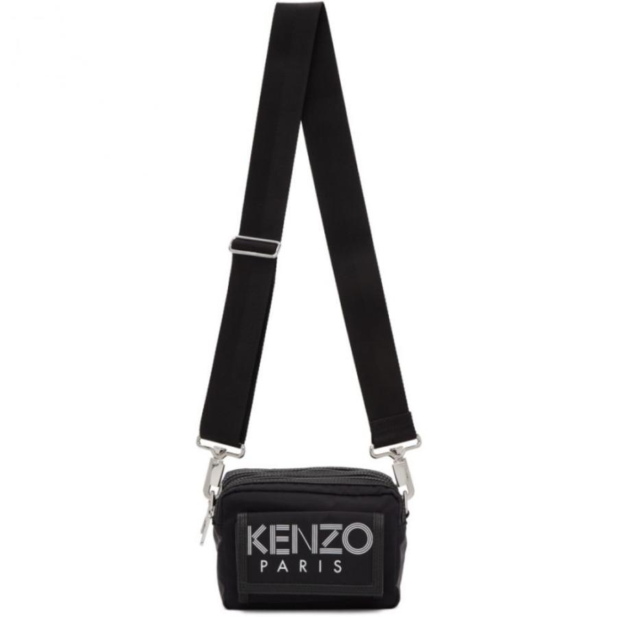 ケンゾー Kenzo メンズ メッセンジャーバッグ バッグ Black Sport Logo Messenger Bag Black Sagaretxe Net