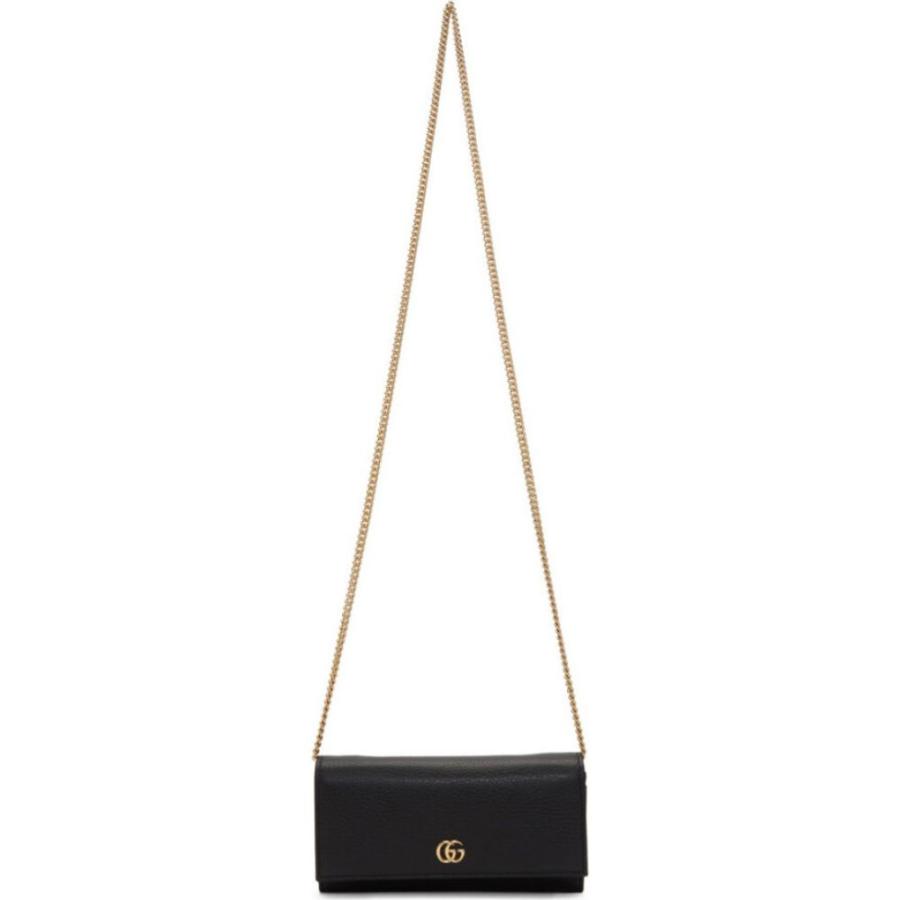 グッチ Gucci レディース ショルダーバッグ バッグ Black Small Marmont Chain Wallet Bag Black Zlatiborbasket Rs