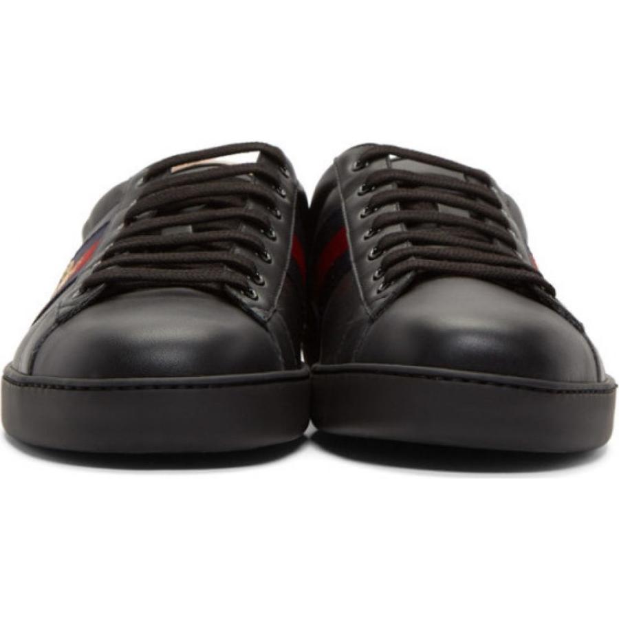 高価値 グッチ Gucci スニーカー Black Sneakers Bee Embroidered Ace Black シューズ 靴 スニーカー メンズ Gucci グッチ シューズ 靴 メンズ シューズ Daihikaku Jp
