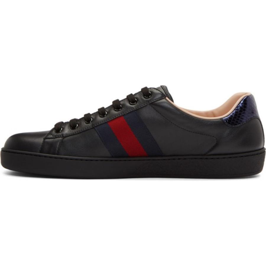 高価値 グッチ Gucci スニーカー Black Sneakers Bee Embroidered Ace Black シューズ 靴 スニーカー メンズ Gucci グッチ シューズ 靴 メンズ シューズ Daihikaku Jp