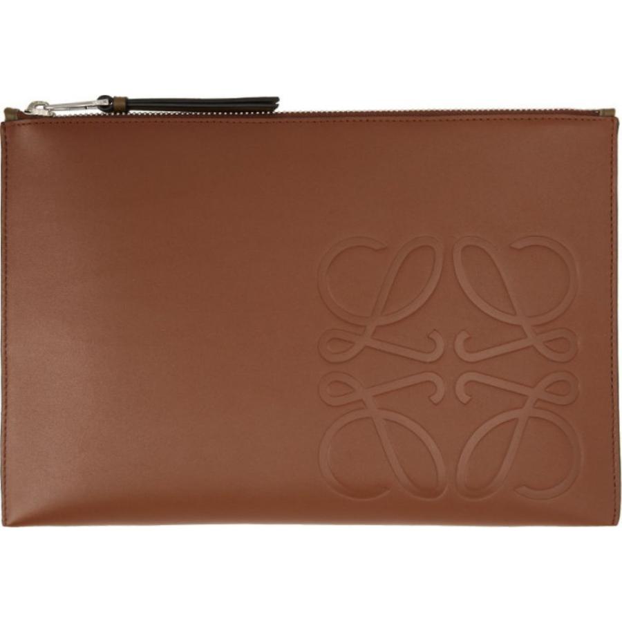 人気ショップが最安値挑戦 Cognac Pouch Flat Tan バッグ クラッチバッグ メンズ Loewe ロエベ バッグ メンズ クラッチバッグ ロエベ Loewe バッグ Www Solidarite Numerique Fr