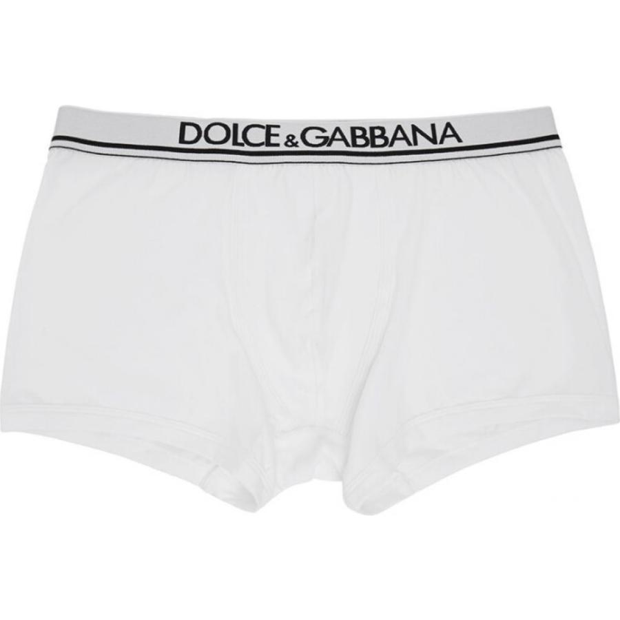 新作人気モデル ドルチェ ガッバーナ ボクサーパンツ ドルチェ ガッバーナ Gabbana Dolce Dolce White Boxers Regular Dna White インナー 下着 ボクサーパンツ メンズ Gabbana 下着 靴下 部屋着