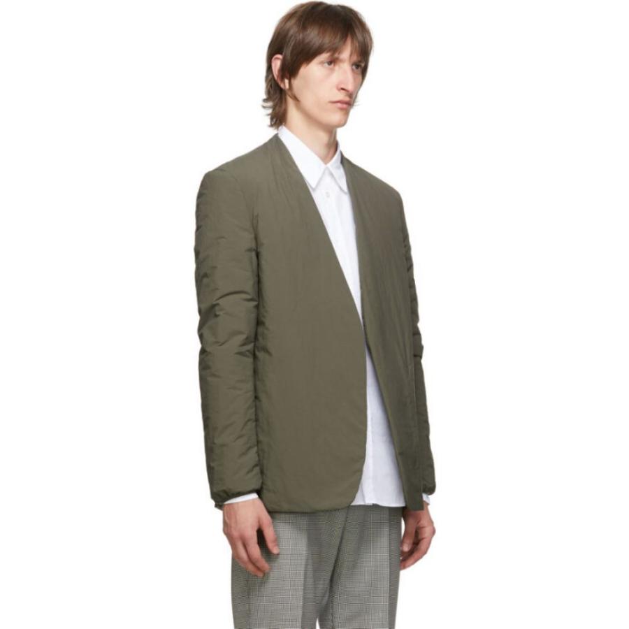 激安正規 メンズ Margiela Maison マルジェラ メゾン メンズ スーツ ジャケット マルジェラ メゾン Margiela Maison スーツ ジャケット Militar Blazer Collarless Garment Dyed Khaki アウター スーツ フォーマル Albinofoundation Org