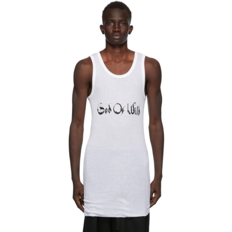 アンドゥムルメステール Ann Demeulemeester メンズ タンクトップ トップス タンクトップ Ssense Exclusive Demeulemeester White Wild God Of White Hc 2378m Chic フェルマート Top Wild Tank Fermart エフ Ef ブランド店