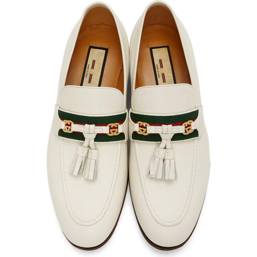 最安値挑戦 Off White シューズ 靴 ローファー メンズ Gucci グッチ シューズ 靴 メンズ ローファー グッチ Gucci Interlocking Dusty Loafers G シューズ