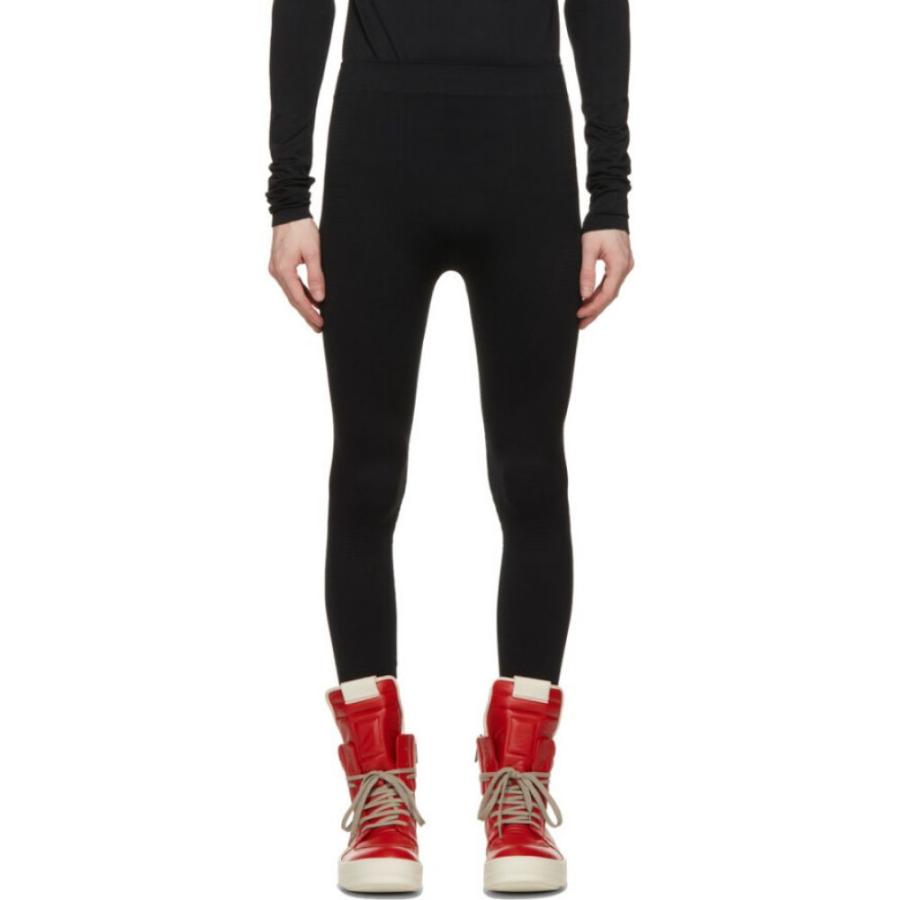 リック オウエンス Rick メンズファッション Owens メンズ タイツ スパッツ Black インナー 下着 Black ファッション Black Rib