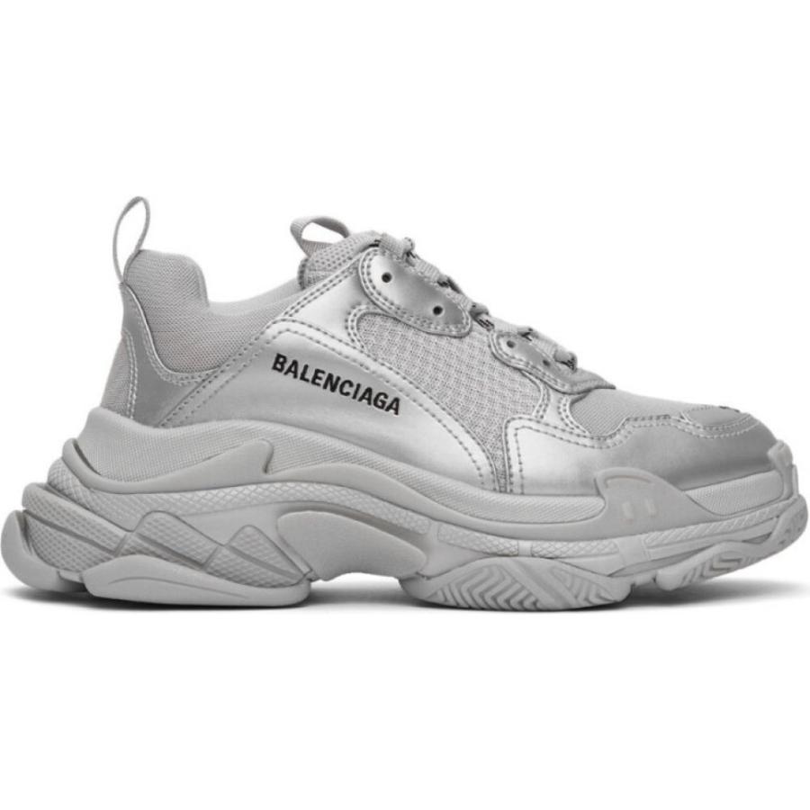 海外 正規品 Silver シューズ 靴 スニーカー メンズ Balenciaga バレンシアガ シューズ 靴 メンズ スニーカー バレンシアガ Balenciaga Triple Silver Sneakers S シューズ Affaires Sociales Gouv Cg