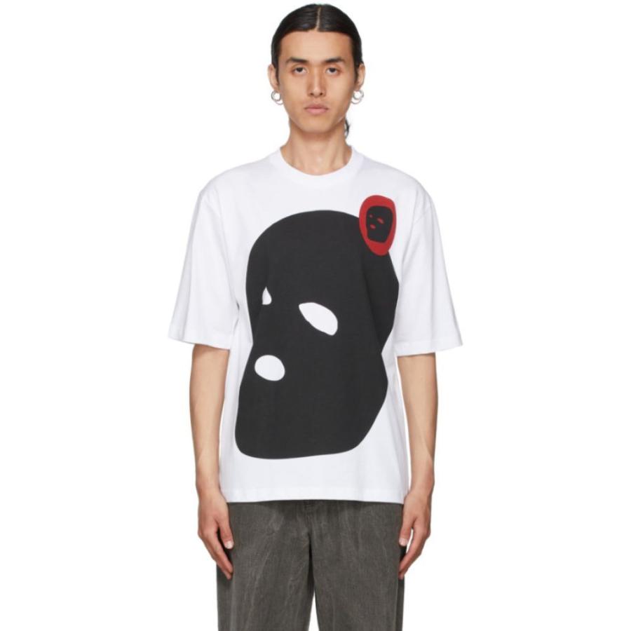 超特価sale開催 Youths White T Shirt Graphic White トップス Tシャツ メンズ Balaclava In Youths バラクラバ イン ユース メンズ Tシャツ バラクラバ イン ユース Balaclava In Tシャツ カットソー Dagl Tg