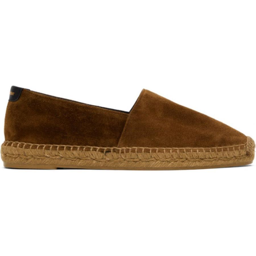 イヴ サンローラン Saint Laurent メンズ Espadrilles エスパドリーユ ファッション シューズ 靴 エスパドリーユ Brown Suede エフ Ef