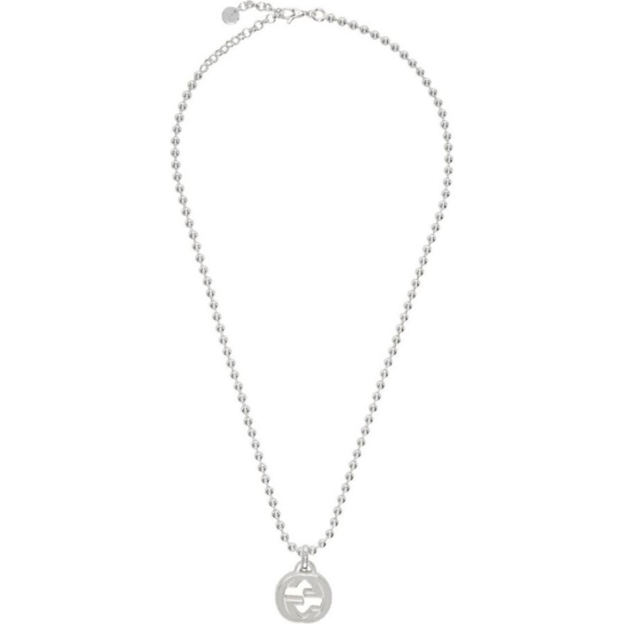 冬バーゲン Silver ジュエリー アクセサリー ネックレス レディース Gucci グッチ ジュエリー アクセサリー レディース ネックレス グッチ Gucci Interlocking Silver Necklace G レディースアクセサリー Rideshare2vote Com