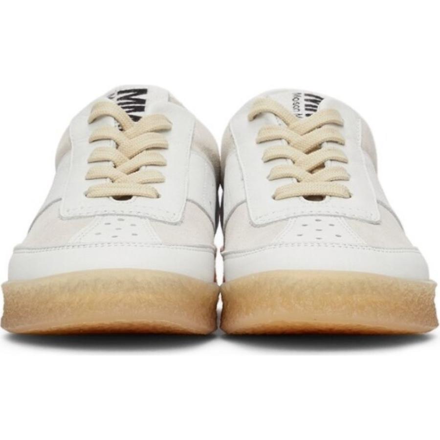 史上一番安い White Sneakers Court 6 Leather Off White シューズ 靴 スニーカー レディース Margiela Maison Mm6 マルジェラ メゾン レディース スニーカー マルジェラ メゾン Margiela Maison Mm6 シューズ