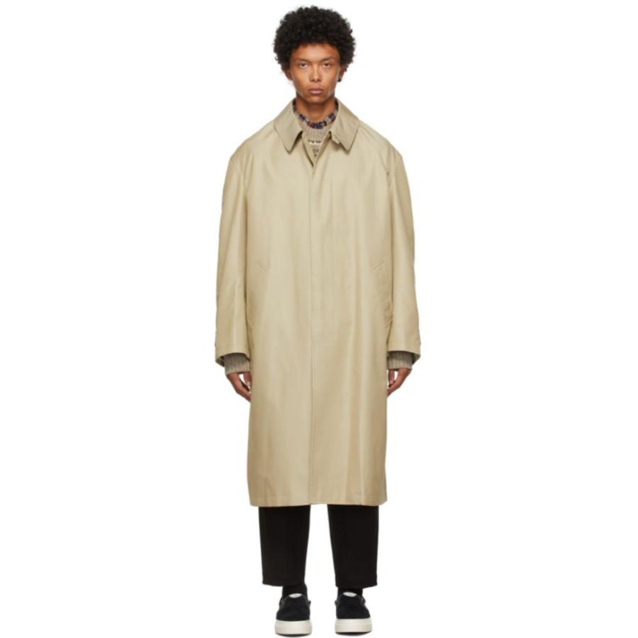 一流の品質 Junya ワタナベ ジュンヤ アウター メンズ コート ワタナベ ジュンヤ Watanabe Junya Watanabe Beige Coat Gabardine Paneled Beige アウター コート メンズ コート アウター