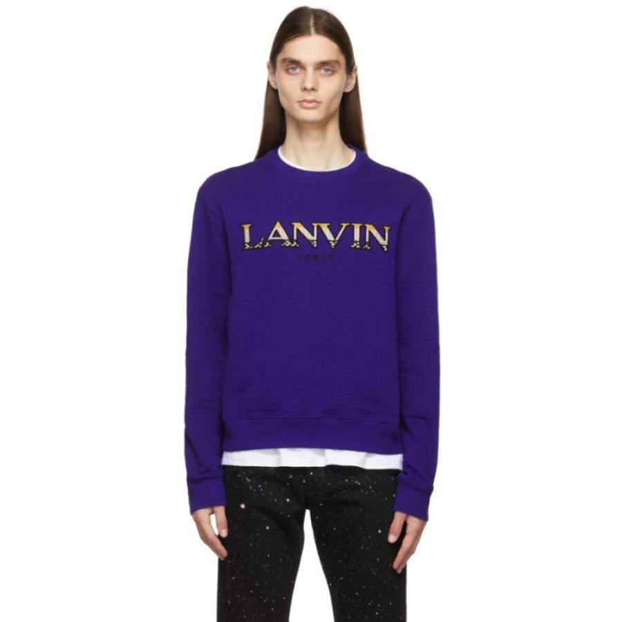 新品 国内正規 通販 ランバン メンズ トップス スウェット トレーナー エフ Fermart Ef Blue Yahoo ショッピング Sweatshirt Logo Lanvin Klein Blue Hc m4001 フェルマート 人気ランキングショップ Riverawesternwear Com