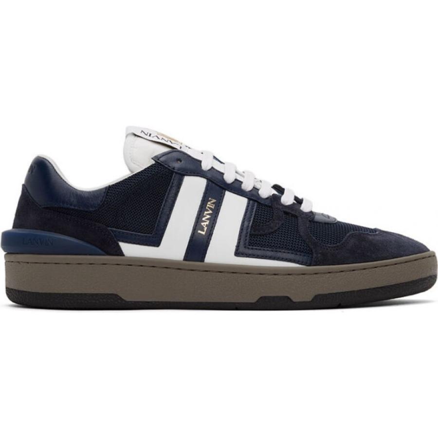 同梱不可 Lanvin ランバン シューズ 靴 メンズ スニーカー ランバン Lanvin メンズ Blue Navy Sneakers Clay Mesh Navy シューズ 靴 スニーカー シューズ Affaires Sociales Gouv Cg