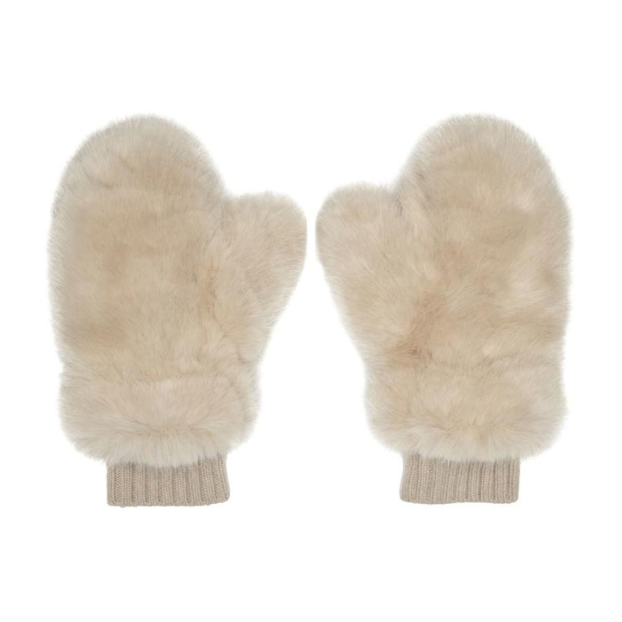 ジバンシー 手袋 Givenchy レディース 手袋 グローブ レディースファッション Pink Faux Fur Mittens Mittens Ivory Hc f0101