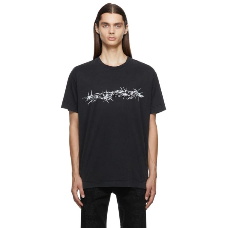 ジバンシー Givenchy メンズ メンズファッション Tシャツ トップス Tシャツ カットソー Black Oversized Givenchy Barbed Wire
