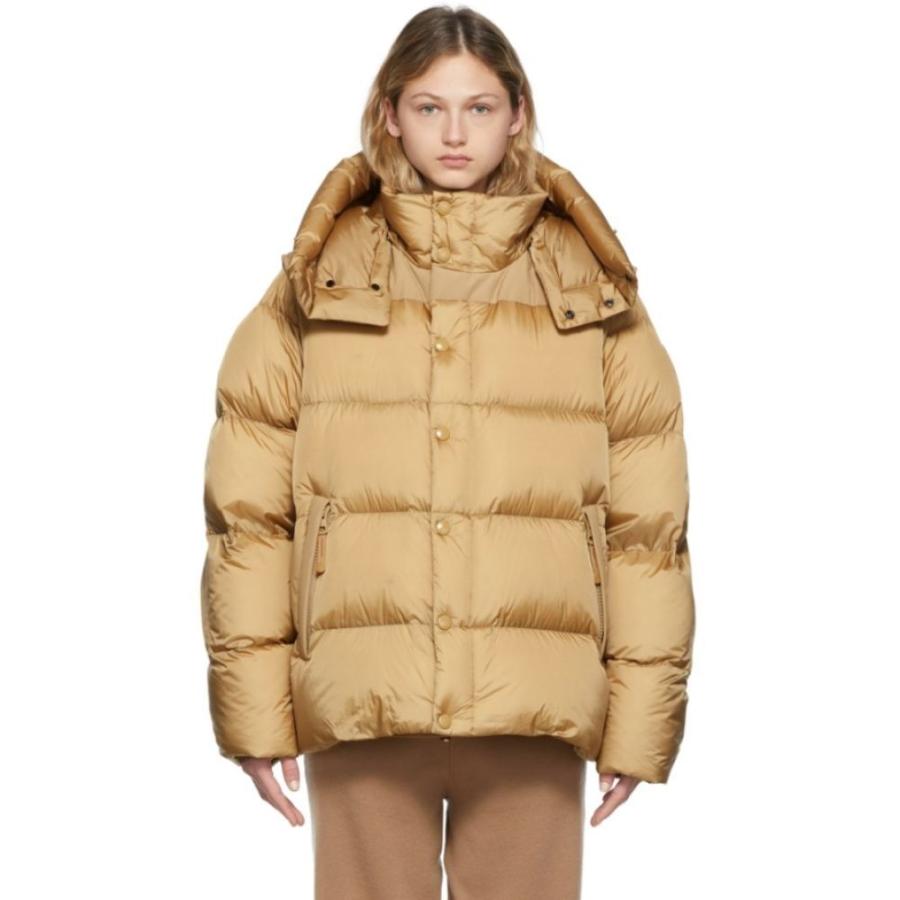 優先配送 アウター ダウン 中綿ジャケット レディース Burberry バーバリー レディース ダウン 中綿ジャケット バーバリー Burberry Beige Honey Jacket Down Lockwell コート アウター