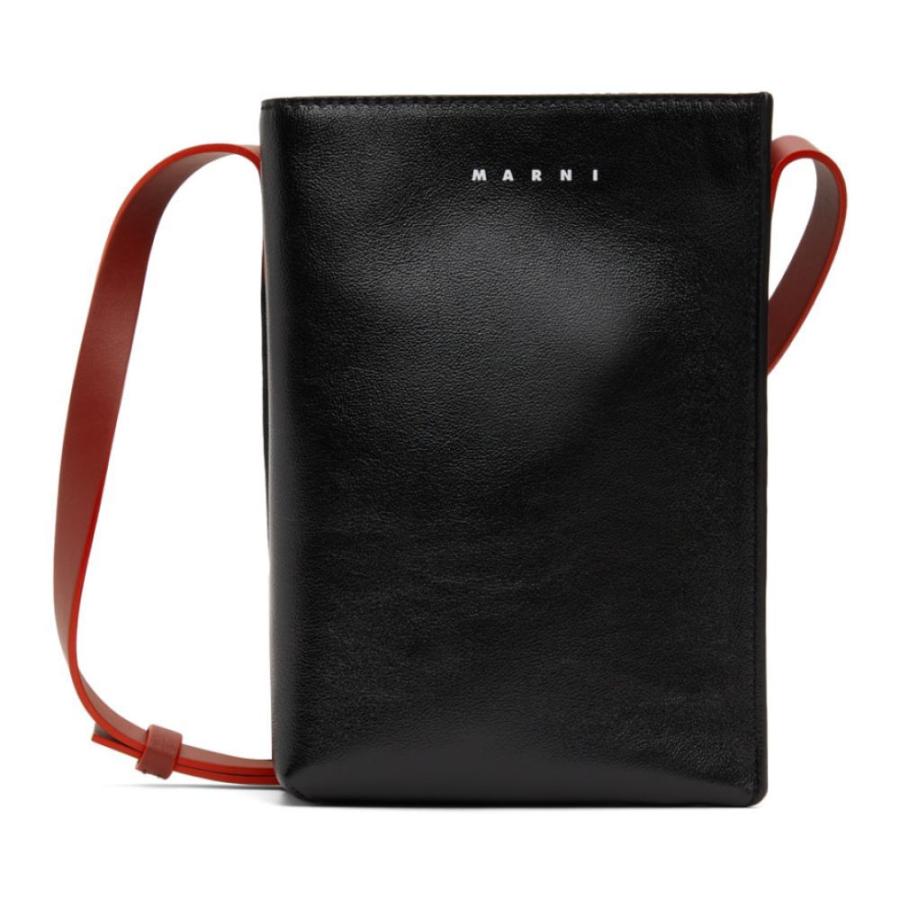 季節のおすすめ商品 Marni マルニ Black Bag Shoulder Soft Museo Black バッグ メッセンジャーバッグ メンズ Marni マルニ バッグ メンズ メッセンジャーバッグ バッグ