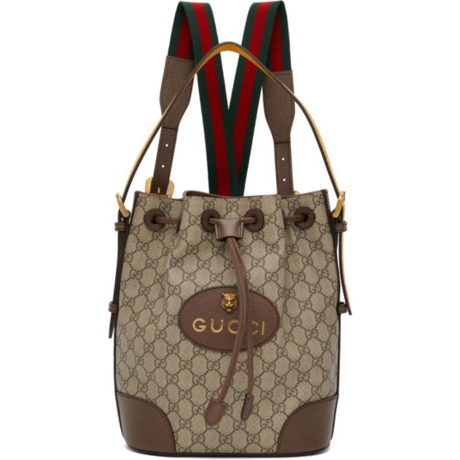 値引きする Beige バッグ バックパック・リュック メンズ Gucci グッチ バッグ メンズ バックパック・リュック グッチ Gucci GG  Beige/Ebony Backpack Supreme - バッグ