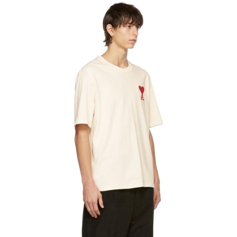 アミアレクサンドルマテュッシ AMI Alexandre Mattiussi メンズ Tシャツ トップス Off-White Ami De Coeur T-Shirt Off White