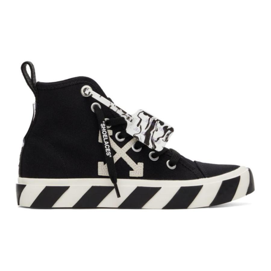 送料無料 オフホワイト シューズ 靴 レディース スニーカー オフホワイト Off White Off White Black White Sneakers Mid Vulcanized Canvas Eco Black シューズ 靴 スニーカー レディース シューズ Upzambia Org