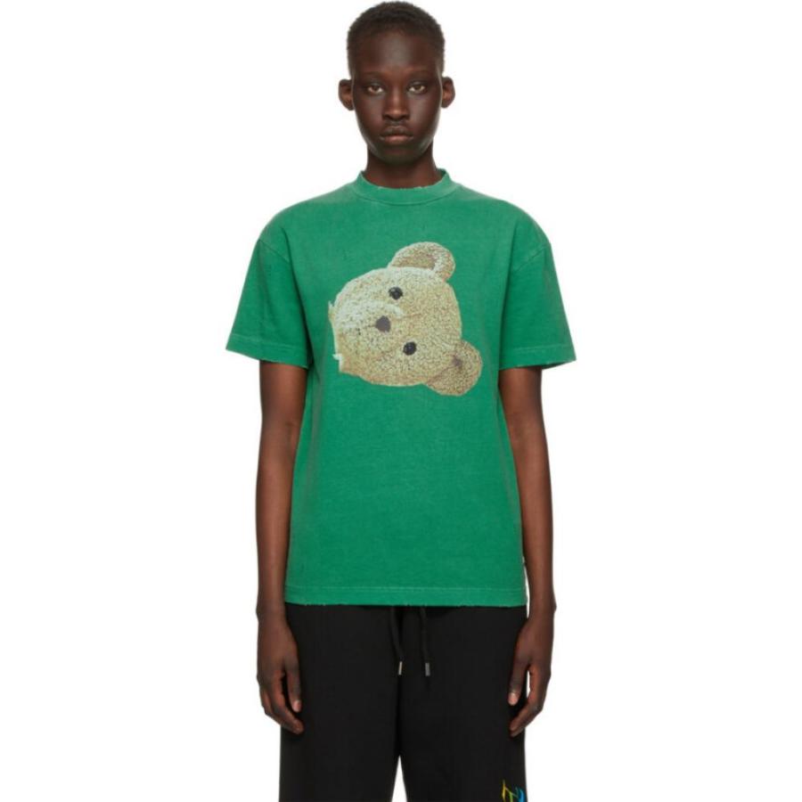 T-shirts Palm Angels for Men Black Green