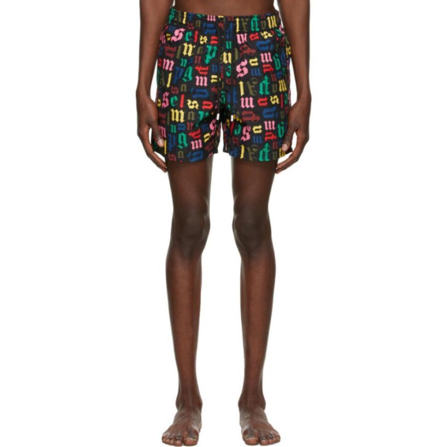 激安価格の エンジェルス パーム Angels Palm 海パン Monogram Shorts Swim Monogram Black 水着 ビーチウェア 海パン メンズ Angels Palm エンジェルス パーム メンズ 水着 Smssvg Org