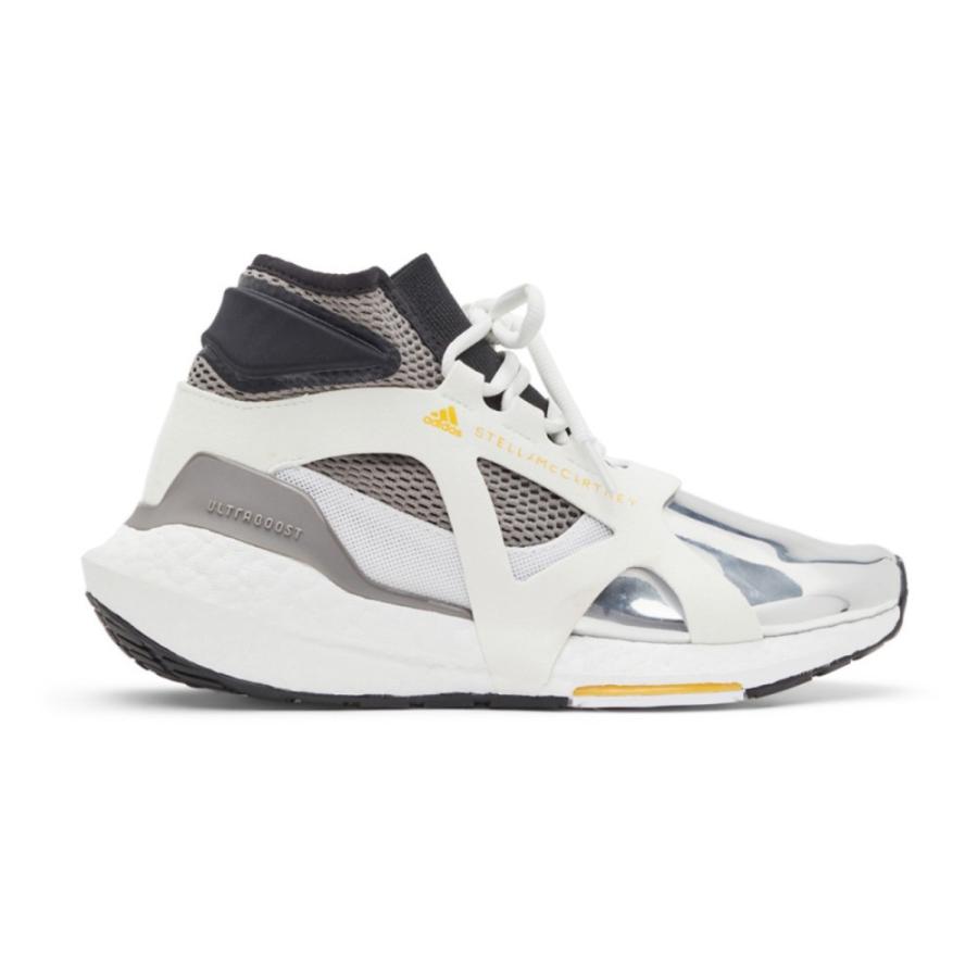 可愛いクリスマスツリーやギフトが Adidas By Stella Mccartney アディダス スニーカー レディース アディダス Adidas By Stella Mccartney レディース スニーカー シューズ 靴 White Silver Ultraboost 21 Sneakers White Silver Yellow シューズ Savannah Osc Com