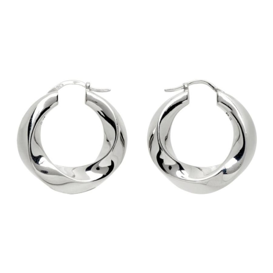 新しいエルメス フープピアス イヤリング ピアス メンズ Wood Tom トムウッド メンズ イヤリング ピアス トムウッド Wood Tom ジュエリー アクセサリー Silver Earrings Hoop Infinity Silver メンズアクセサリー