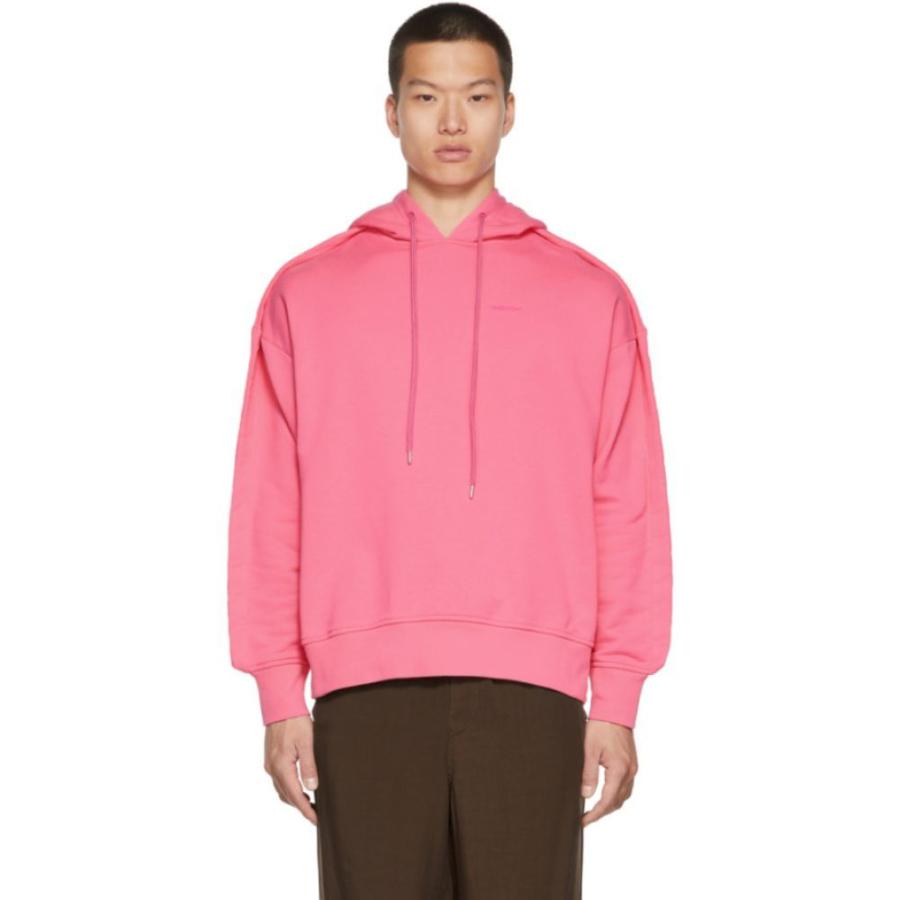 誠実 メンズ Ambush アンブッシュ トップス メンズ パーカー アンブッシュ Ambush パーカー Pink Shocking Hoodie Edge Stitched Pink トップス トップス Smssvg Org