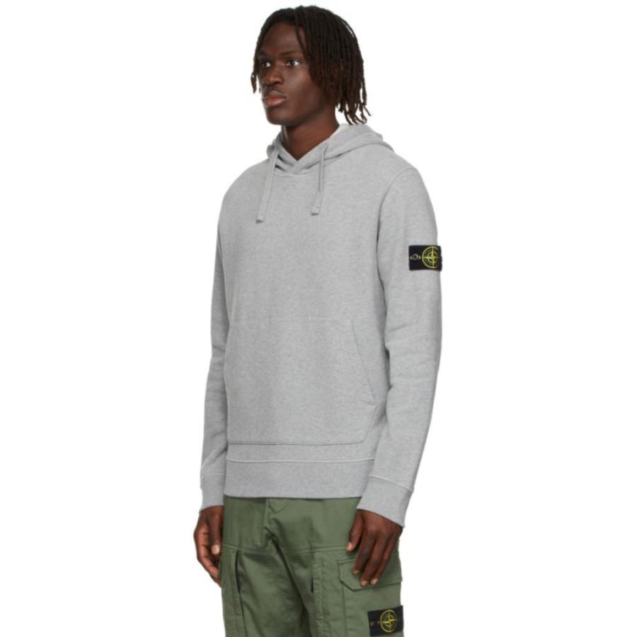 レビューを書けば送料当店負担 パーカー ストーンアイランド Island Stone メンズ Grey Melange Hoodie Classic Grey トップス パーカー メンズ Island Stone ストーンアイランド トップス トップス Headshotsbar Com