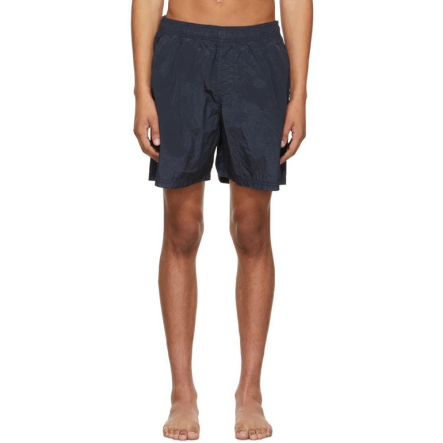 大人も着やすいシンプルファッション 水着 ビーチウェア 海パン メンズ Island Stone ストーンアイランド メンズ 海パン ストーンアイランド Island Stone Navy Navy Trunks Swim Metal Nylon 水着 Smssvg Org