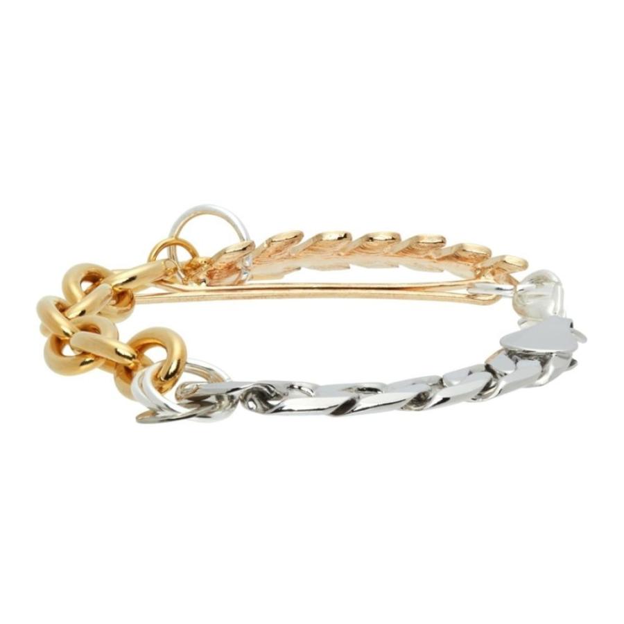完売 Silver Gold Exclusive Ssense ジュエリー アクセサリー ブレスレット メンズ Bless ブレス ジュエリー アクセサリー メンズ ブレスレット ブレス Bless Mix Mixed Bracelet Feather メンズアクセサリー Globus Network Com