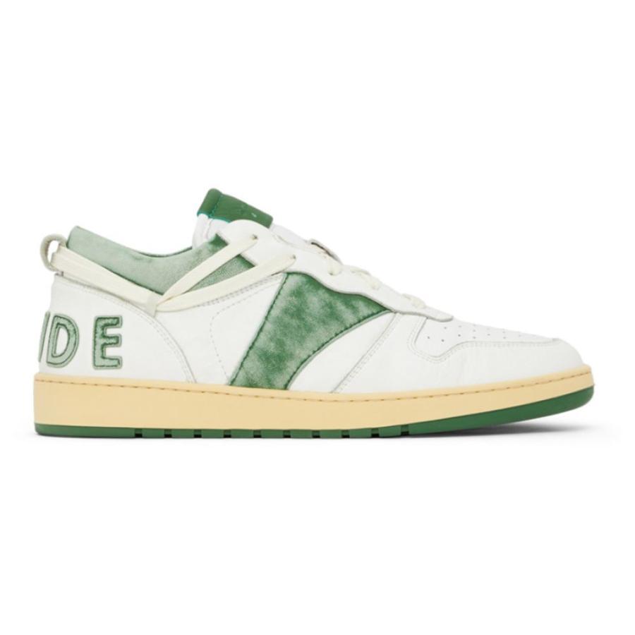 絶対一番安い Green White シューズ 靴 スニーカー メンズ Rhude ルード シューズ 靴 メンズ スニーカー ルード Rhude Rhecess White Green Sneakers Low シューズ