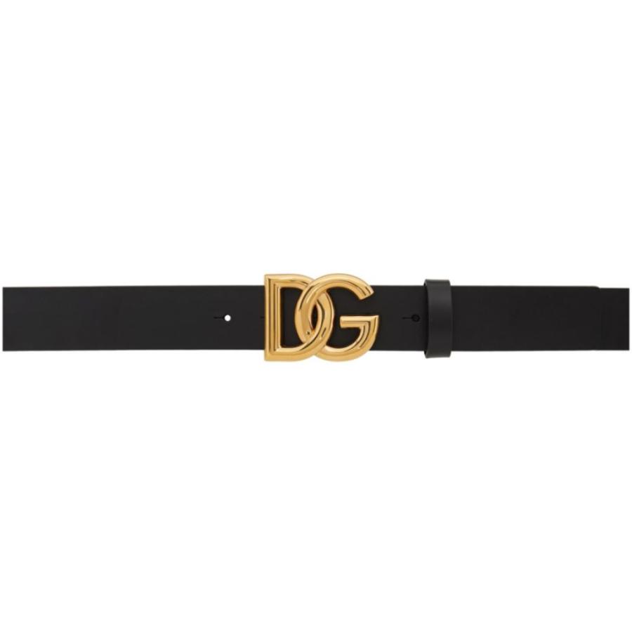 最高の品質の Black ベルト メンズ Gabbana Dolce ドルチェ ガッバーナ メンズ ベルト ドルチェ ガッバーナ Gabbana Dolce Black Gold Belt Lux Buckle Logo Dg Crossover Leather Gold 財布 帽子 ファッション小物 Www Smssvg Org