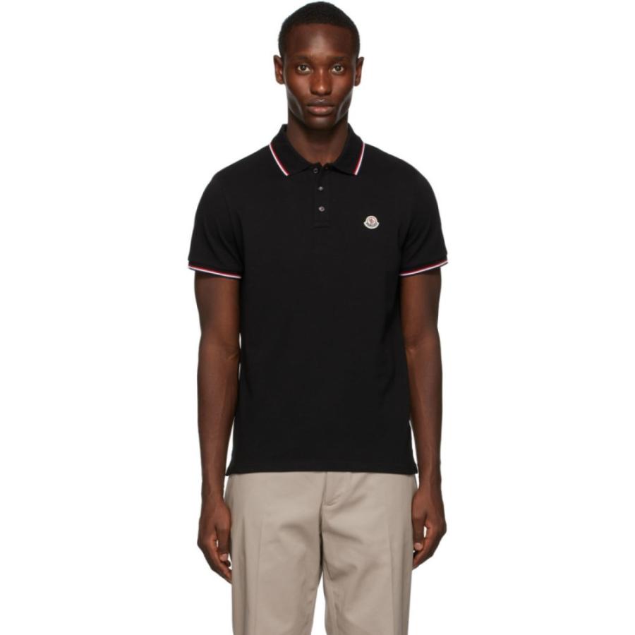 moncler black polo